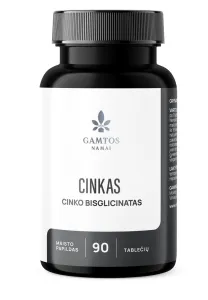 Maisto papildas GAMTOS NAMAI Biologiškai aktyvus cinko bisglicinatas tabletės N90