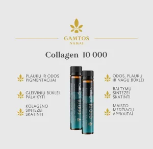Maisto papildas GAMTOS NAMAI Collagen 10 000 buteliukas 25ml N14