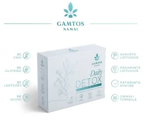 Maisto papildas GAMTOS NAMAI Daily Detox Shot 25ml N14