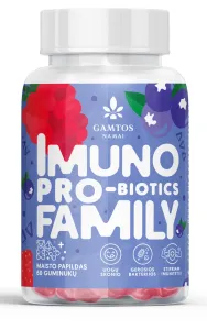 Maisto papildas GAMTOS NAMAI Imuno Pro - biotics Family guminukai N60