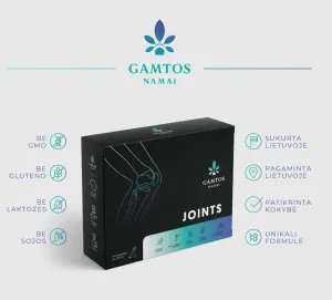 Maisto papildas GAMTOS NAMAI Joints Shots buteliukuose 25ml N14