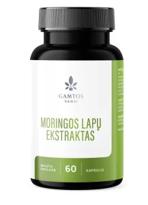 Maisto papildas GAMTOS NAMAI Moringos lapų ekstraktas kapsulės N60