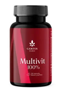 Maisto papildas GAMTOS NAMAI Multivit 100% kapsulės N120
