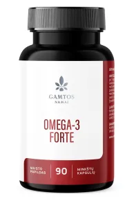Maisto papildas GAMTOS NAMAI Omega - 3 Forte kapsulės N90