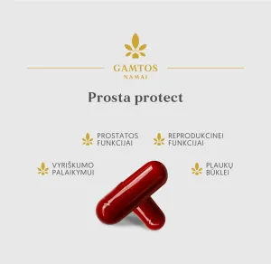 Maisto papildas GAMTOS NAMAI Prosta Protect kapsulės N60