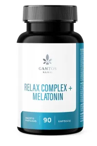 Maisto papildas GAMTOS NAMAI Relax complex + Melatonin kapsulės N90