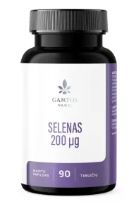Maisto papildas GAMTOS NAMAI Selenas 200mg tabletės N90