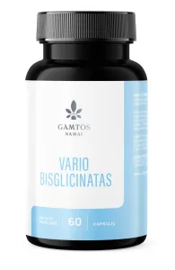Maisto papildas GAMTOS NAMAI Vario bisglicinatas kapsulės N60