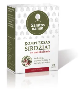 Maisto papildas GAMTOS NAMAI KOMPLEKSAS ŠIRDŽIAI su gudobele N30