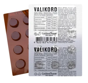 Maisto papildas VALIKORD 12 poliežuvinių tablečių