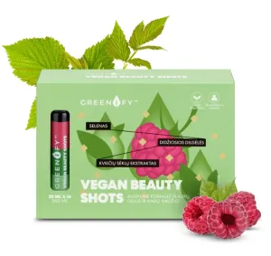 Maisto papildas GREENIFY Vegan beauty shots plaukų, odos, nagų grožiui N14
