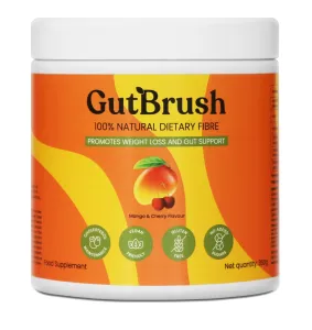 Maistinės skaidulos GutBrush mangų ir vyšnių skonio 360g