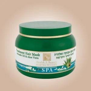 Kaukė plaukams drėkinanti su avokadu ir aloe vera H&B 250ml