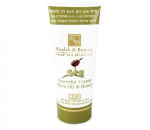 Efektyvus alyvuogių aliejaus ir medaus kremas H&B 180ml