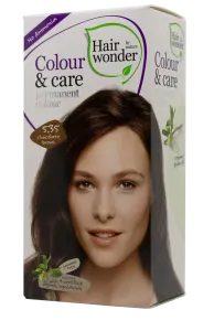 HAIRWONDER Colour&Care (spalva: šokolado ruda 5.35) ilgalaikiai plaukų dažai be amoniako