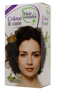 HAIRWONDER Colour&Care (spalva: šviesi ruda 5) ilgalaikiai plaukų dažai be amoniako
