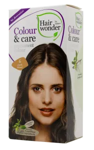 HAIRWONDER Colour&Care (spalva: tamsi blondinė 6) ilgalaikiai plaukų dažai be amoniako