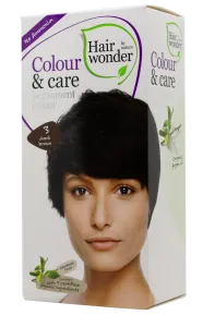 HAIRWONDER Colour&Care (spalva: tamsi ruda 3) ilgalaikiai plaukų dažai be amoniako