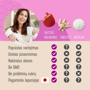 Maisto papildas HSC COLLAGEN Premium skystas kolagenas 15x20ml buteliukai