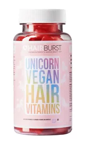 Maisto papildas plaukams HAIRBURST Unicorn veganiški guminukai N60