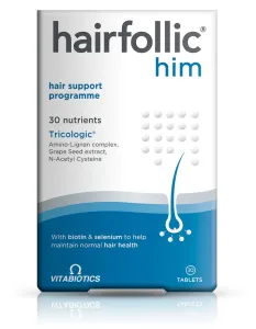 Maisto papildas plaukams HAIRFOLLIC him (MAN) N30