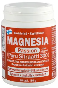 Maisto papildas HANKINTATUKKU MAGNESIA PASSION PURU SITRAATTI 300 N90