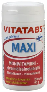 Maisto papildas HANKINTATUKKU VITATABS MAXI N120