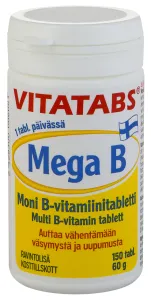Maisto papildas HANKINTATUKKU VITATABS MEGA B N150