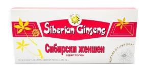Maisto papildas SIBIRO ŽENŠENIS (eleuterokokas) 10x10ml (skystis buteliukuose)