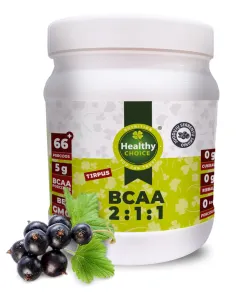 HEALTHY CHOICE aminorūgštys BCAA 2:1:1 (juodųjų serbentų) 400g