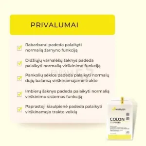 Maisto papildas HERBAVEL Colon Cleanser N100