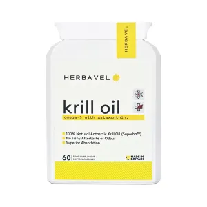 Maisto papildas HERBAVEL Krill Oil (Krilių aliejus) N60