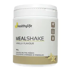 Maisto papildas HERBAVEL Mealshake milteliai kokteiliui 300g (vanilės sk)