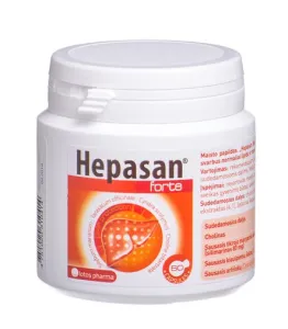 Maisto papildas HEPASAN Forte kapsulės N60