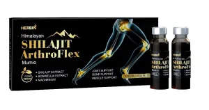 Maisto papildas HERBIN Mumio (Shilajit) ArthroFLEX buteliukai 10x10ml