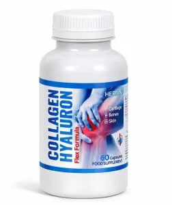 Maisto papildas HERBIN Kolagenas Hialuronas Flex Formula kapsulės N60