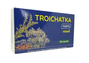 Maisto papildas HERBIN Troičatka Forte žarnynui kapsulės N60