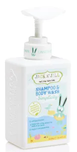 JACK N‘JILL Simplicity hipoalerginis prausiklis ir šampūnas itin jautriai odai su bolivinių balandų ekstraktu 300ml
