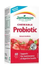 Maisto papildas JAMIESON Lacto-Bifidobakterijų kompleksas, 60 kramtomų tabl.