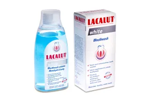 Burnos skalavimo skystis LACALUT WHITE 300ml
