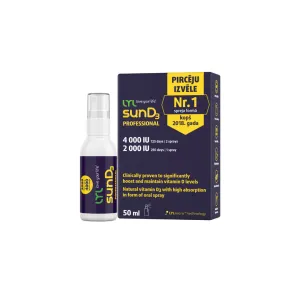 Maisto papildas LYL Sun purškiamas D3 4000IU 2000IU 50ml