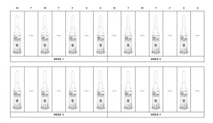 LABO HAIR LOSS 5 Patents ampulės stabdančios plaukų slinkimą MOTERIMS 14 amp. (1 mėn. kursas)