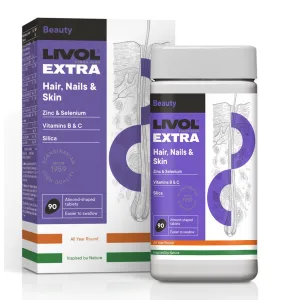 Maisto papildas LIVOL EXTRA Hair, Nails, Skin N90