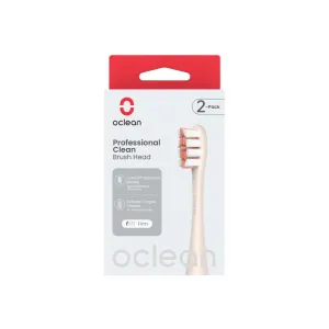 Oclean Professional Clean Brush Head P1C8 Golden 2pcs