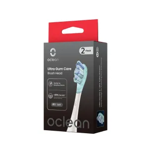 Oclean Ultra Gum Care Brush Head 2-pk White
