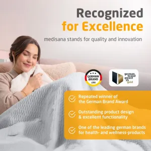 Medisana HB 416 Heated blanket light grey