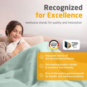Medisana HB 417 Heated blanket sage green