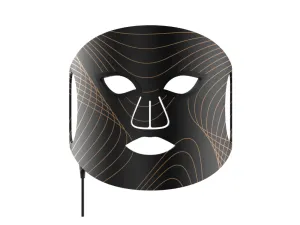 Lunni 7 colors LED and Near-Infrared Light Silicone LED Facial Mask Black