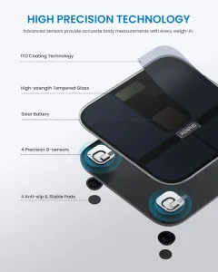 RENPHO Elis Solar 2 Smart Scale Black