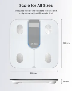 RENPHO Elis 1C Smart Body Scale White
